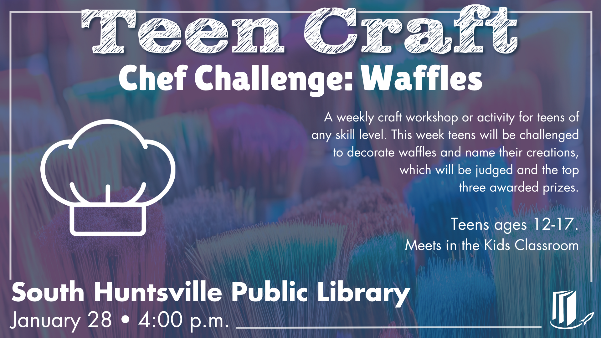 Teen Craft: Chef Challenge: Waffles Teen Craft: Chef Challenge: Waffles