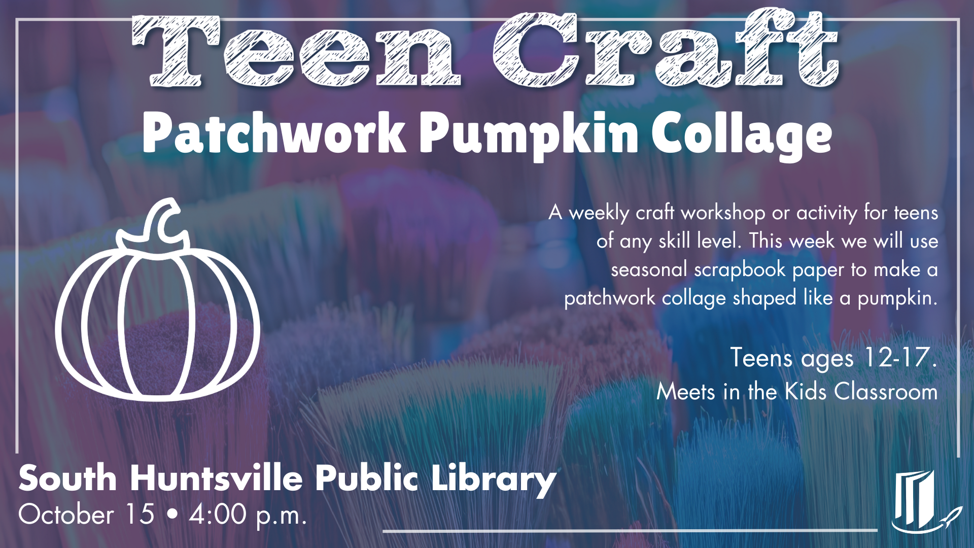 Teen Craft: Patchwork Pumpkin Collage Teen Craft: Patchwork Pumpkin Collage