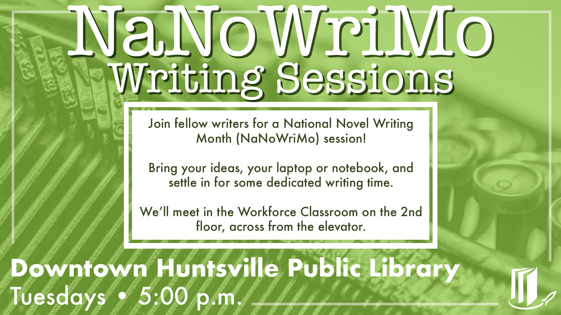 NaNoWriMo Writing Sessions