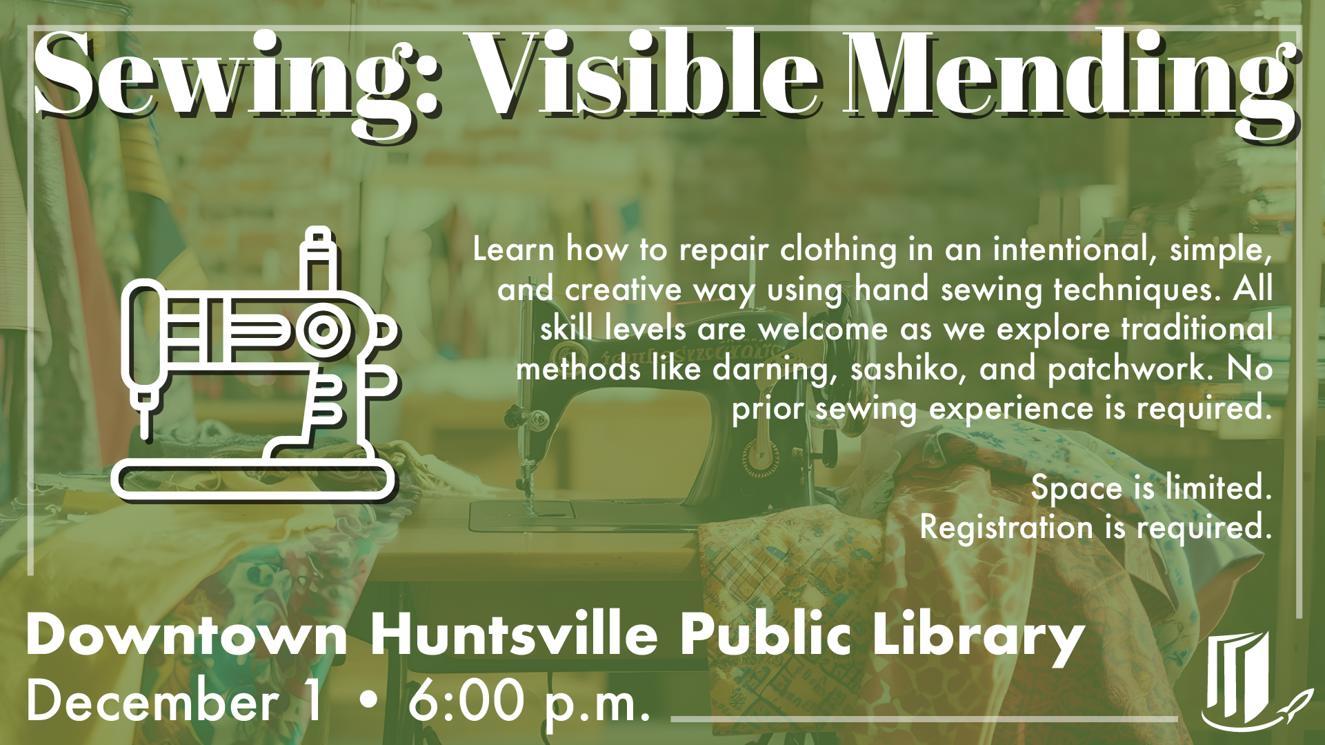 Sewing: Visible Mending Sewing: Visible Mending