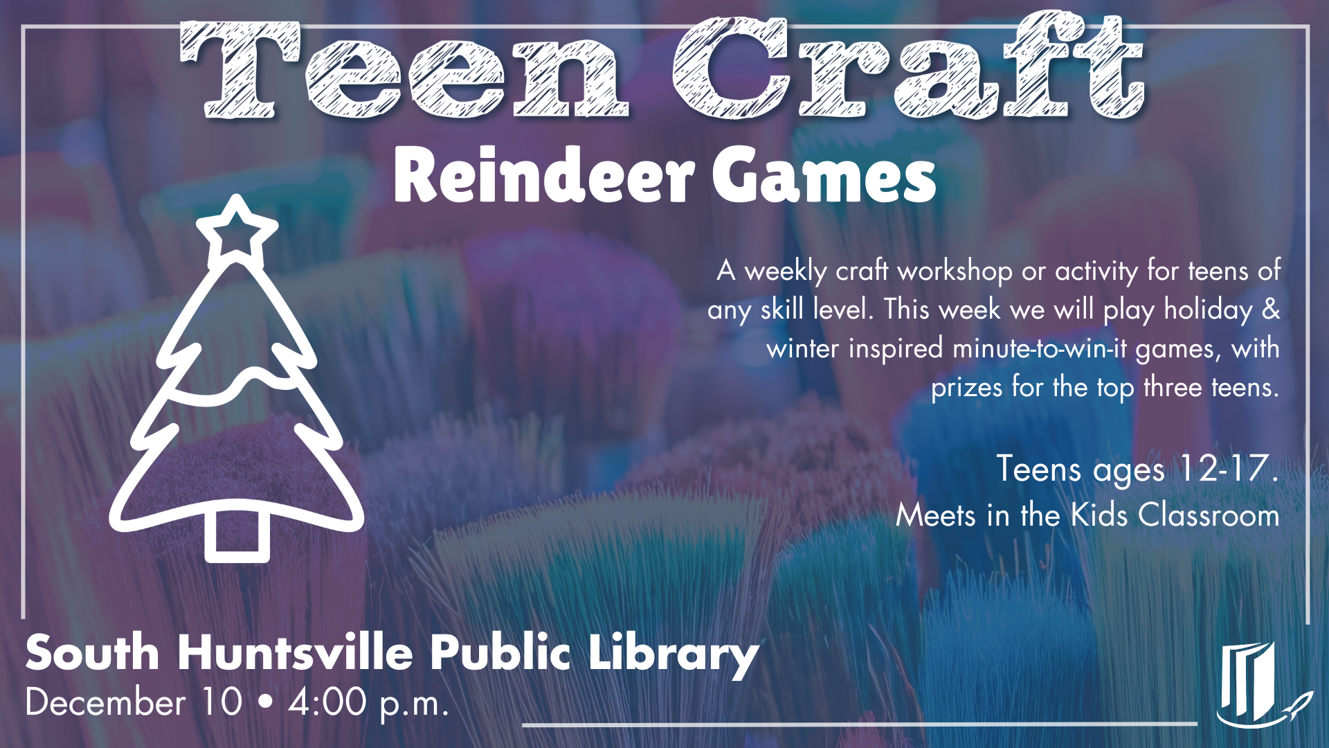 Teen Craft: Reindeer Games Teen Craft: Reindeer Games