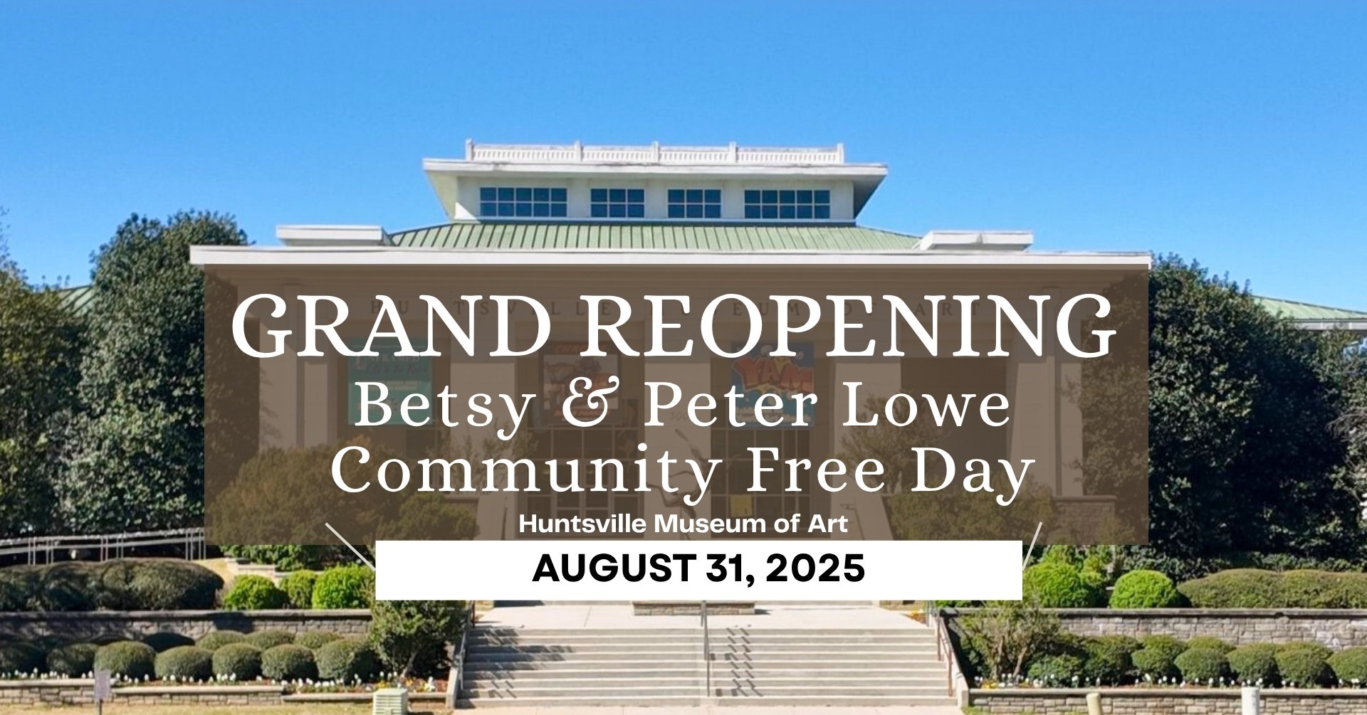 Grand Re-Opening and Community Free Day Grand Re-Opening and Community Free Day