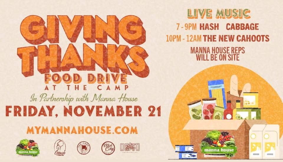 Giving Thanks at The Camp in Partnership with Manna House – 2