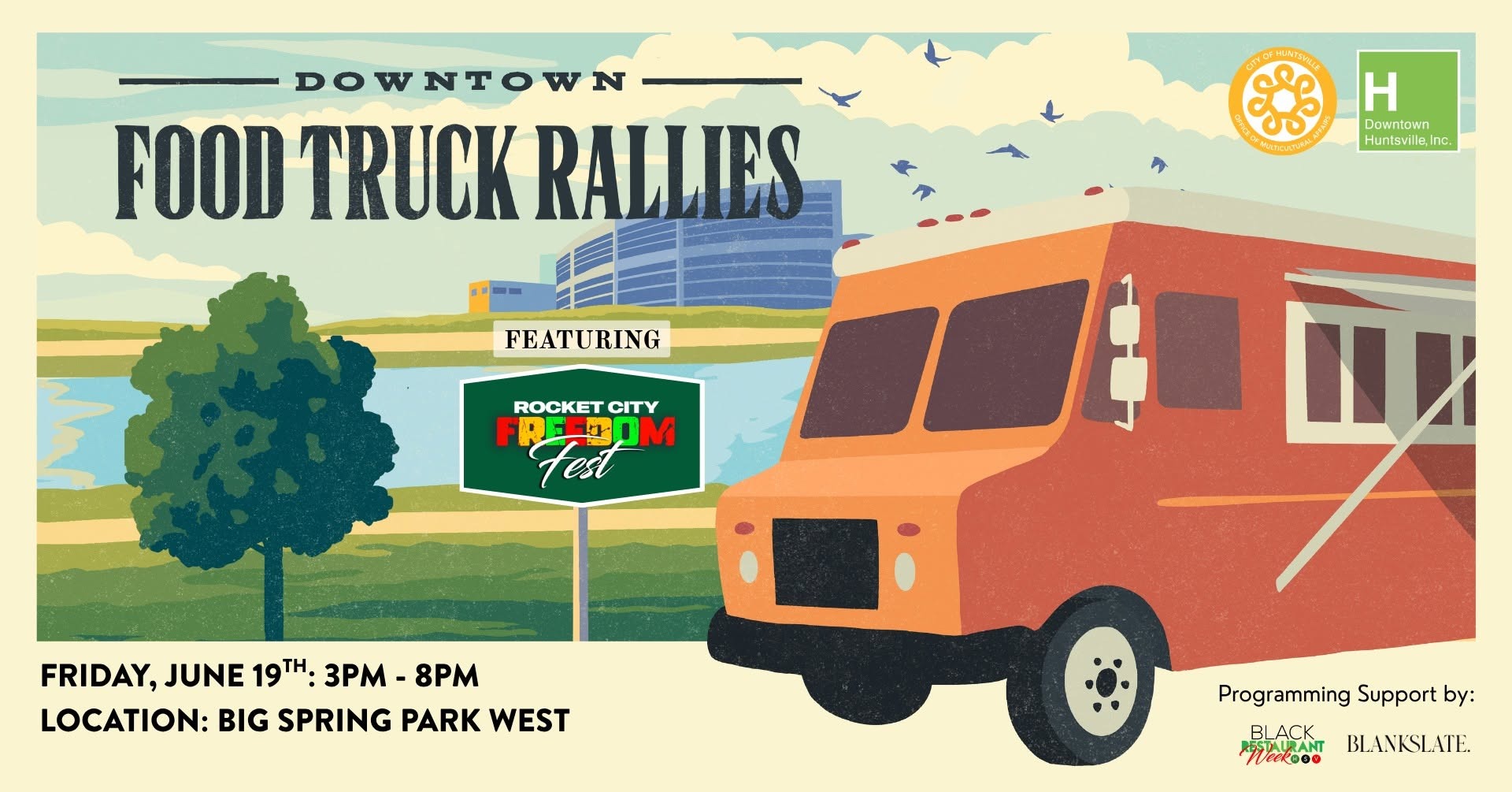 Downtown Food Truck Rally feat. Rocket City Freedom Fest Downtown Food Truck Rally feat. Rocket City Freedom Fest