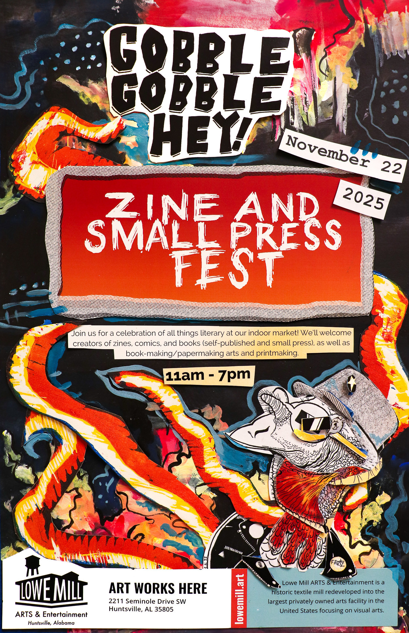 Gobble Gobble Hey! Zine and Small Press Fest Gobble Gobble Hey! Zine and Small Press Fest