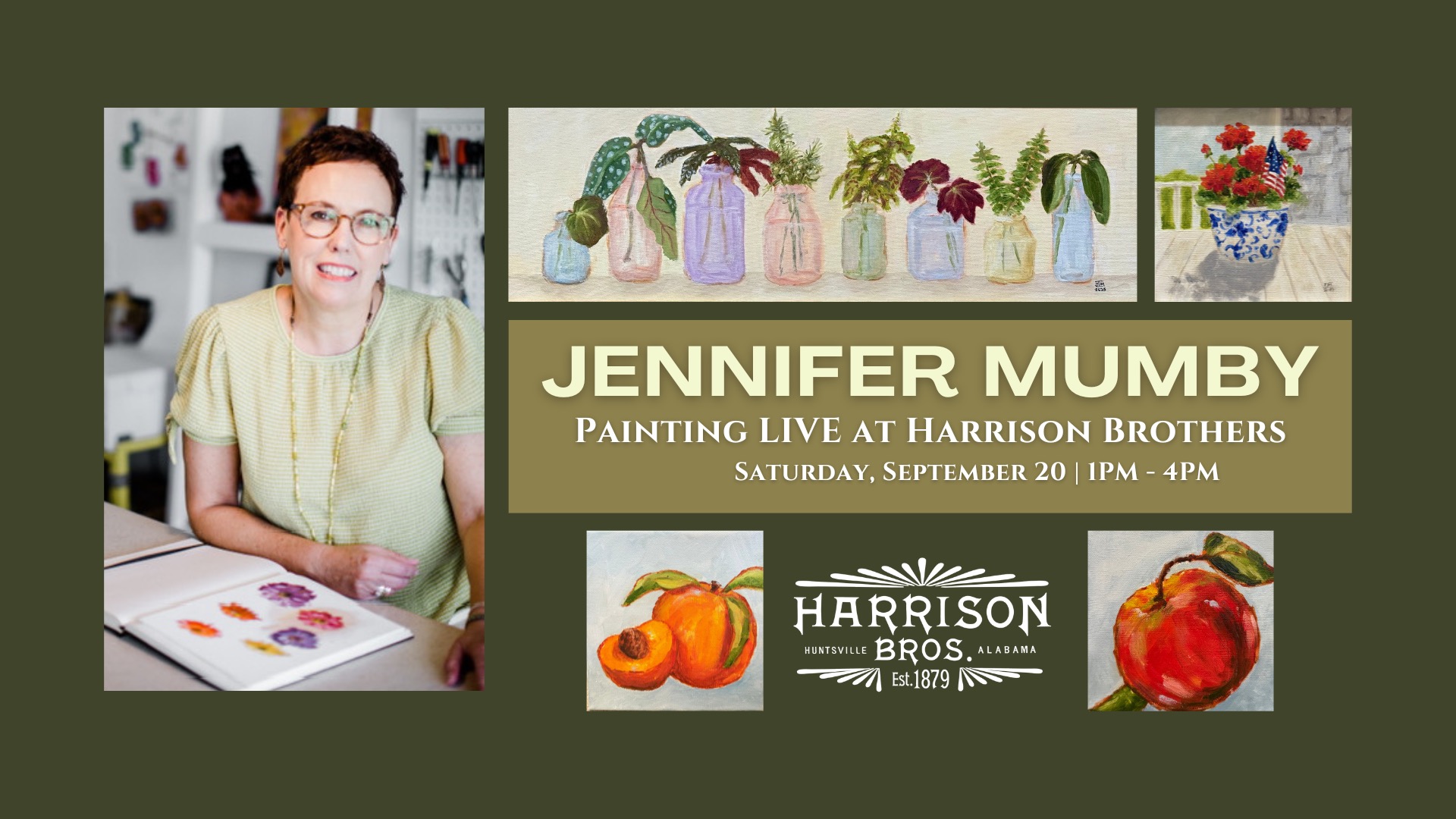Jennifer Mumby Painting Live!