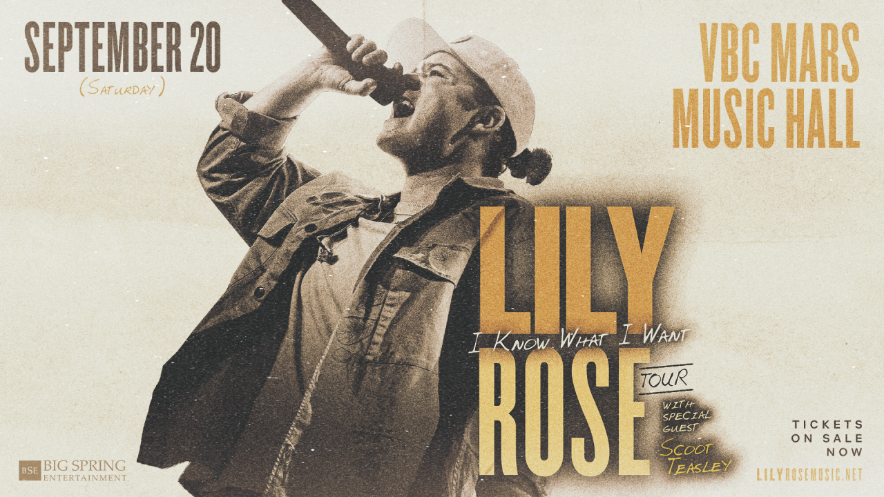 WIMW: Lily Rose: I Know What I Want Tour WIMW: Lily Rose: I Know What I Want Tour