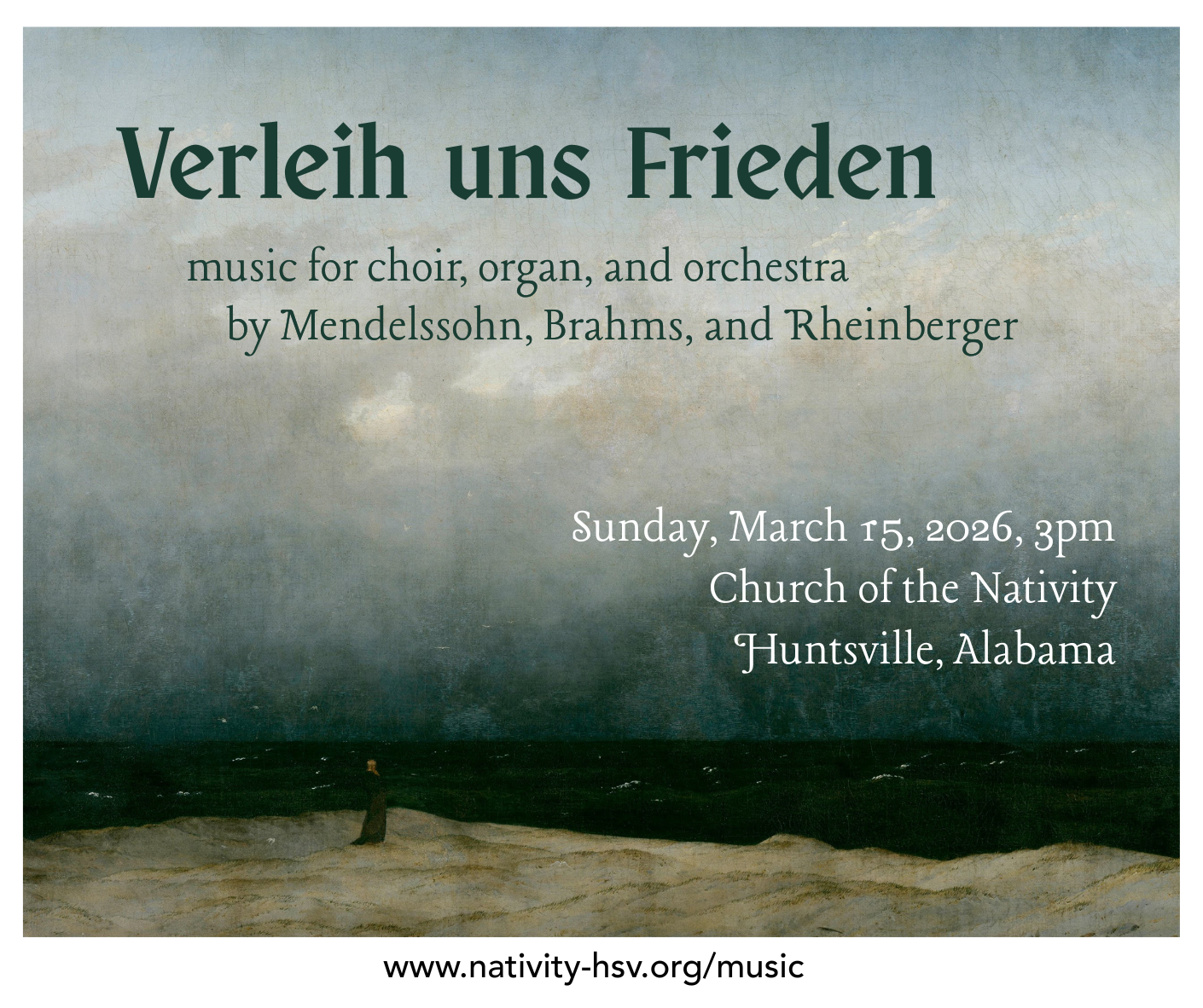 Verleih uns Frieden: music for choir, organ, and orchestra by Mendelssohn, Brahms, and Rheinberger Verleih uns Frieden: music for choir, organ, and orchestra by Mendelssohn, Brahms, and Rheinberger