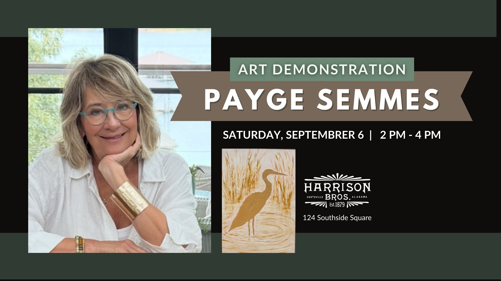 Payge Semmes Painting Live! Payge Semmes Painting Live!