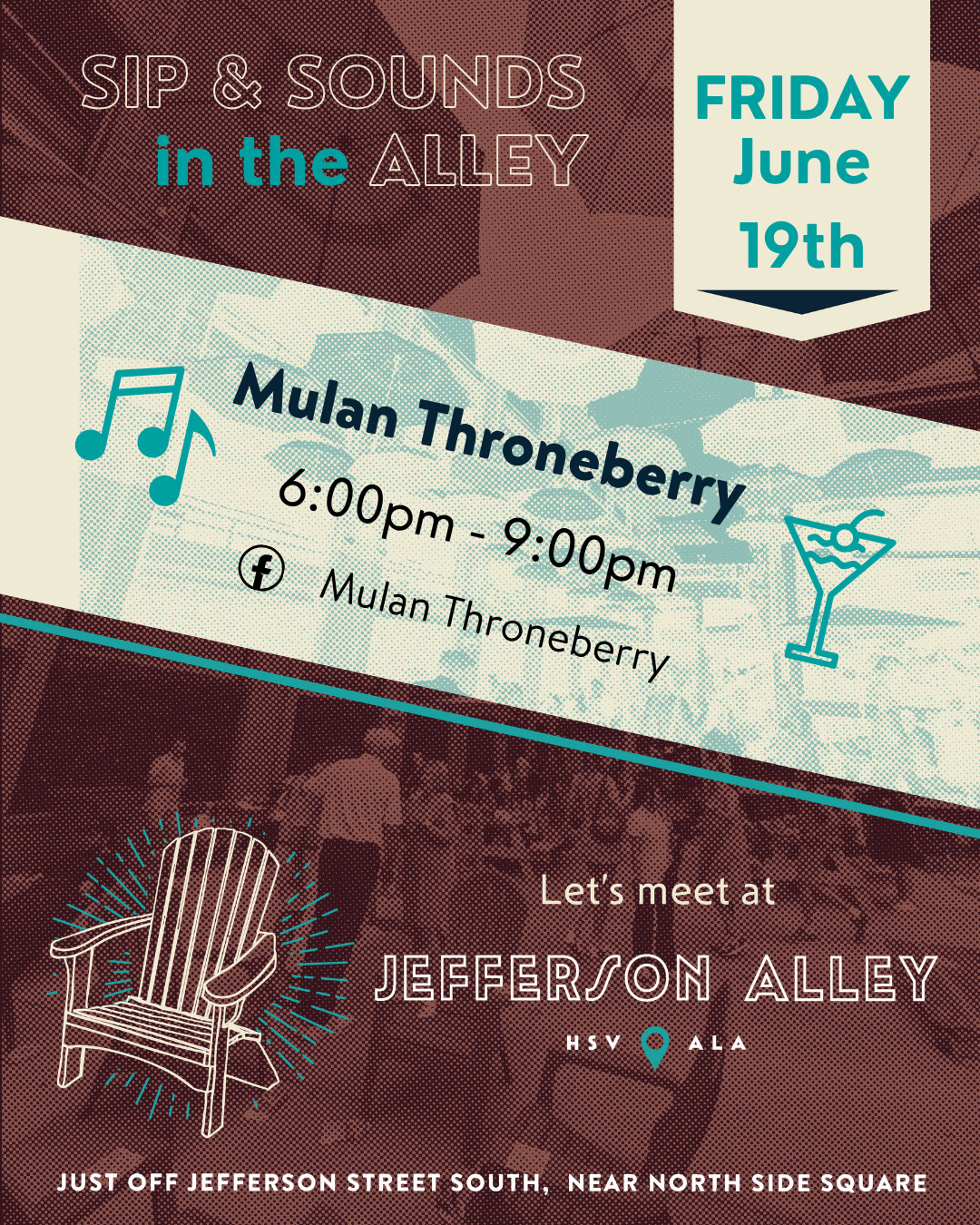 Sip & Sounds in the Alley – Mulan Throneberry