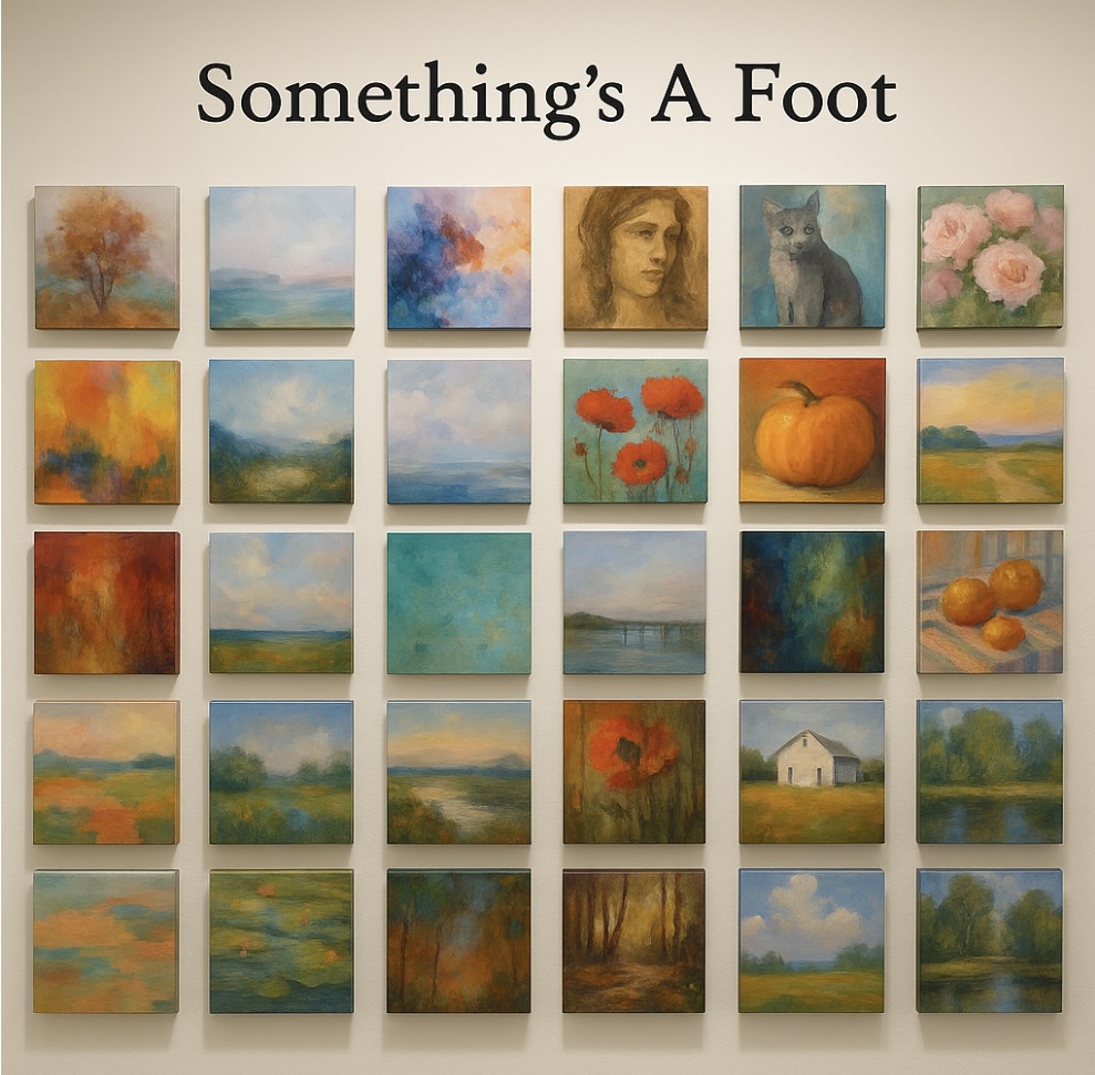Something’s a Foot (small works show)