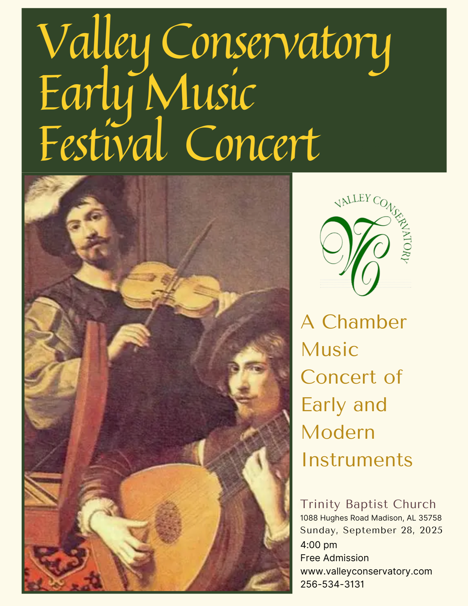 Valley Conservatory Early Music Festival Concert
