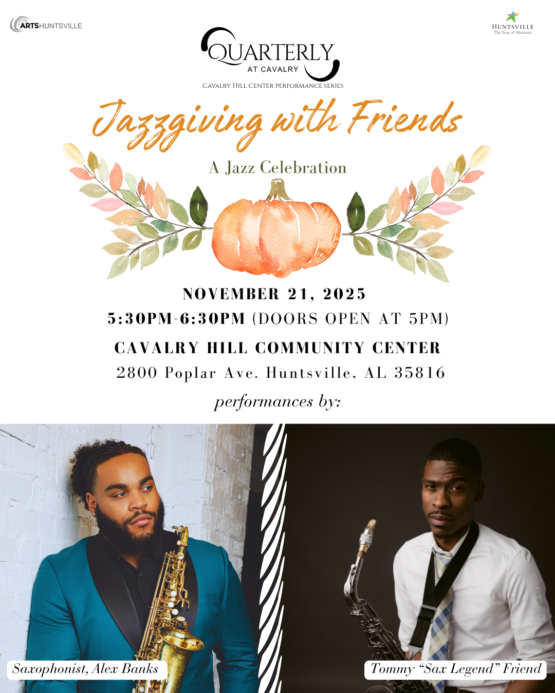 Quarterly at Cavalry: Jazzgiving Quarterly at Cavalry: Jazzgiving