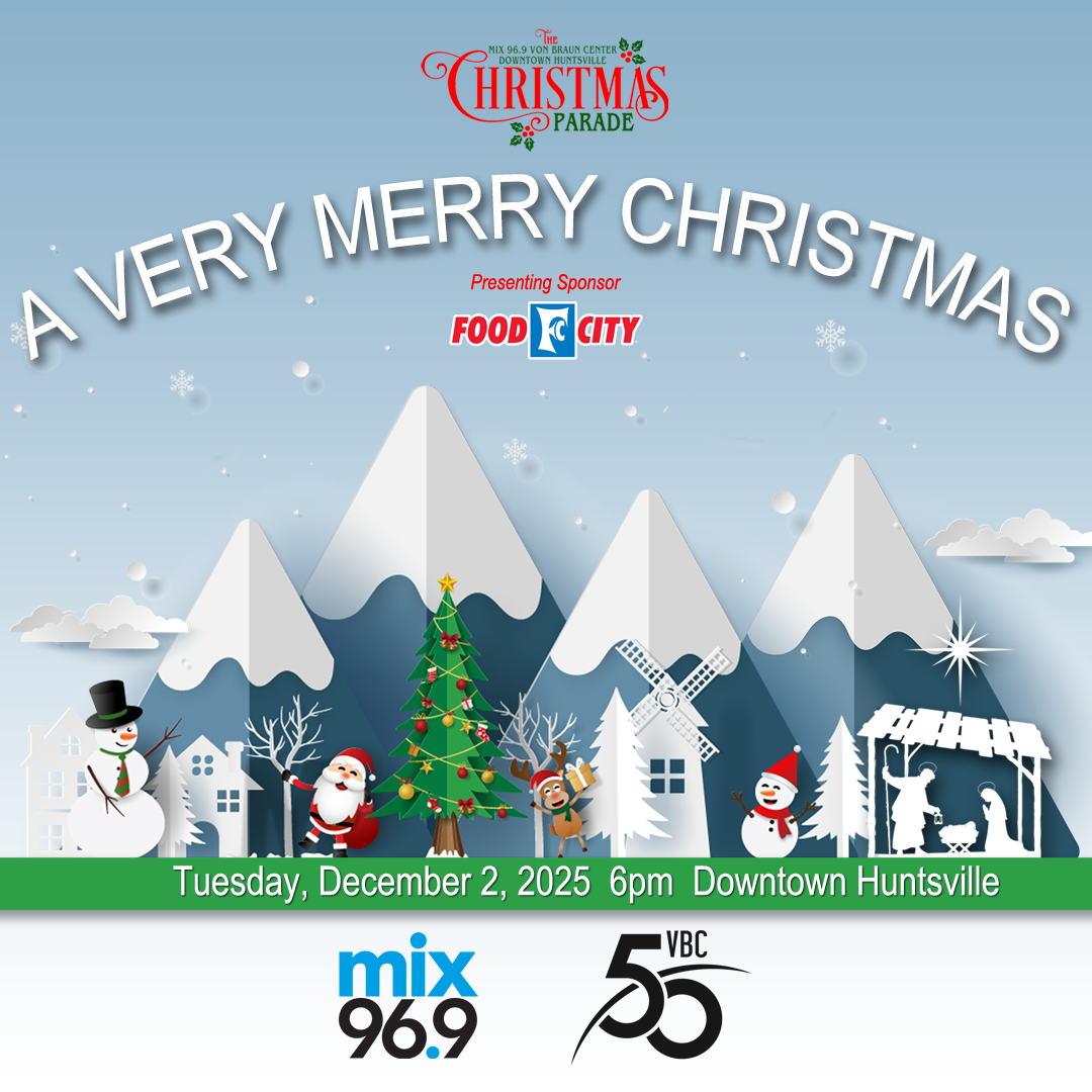 2025 Mix 96.9 Von Braun Center Huntsville Christmas Parade 2025 Mix 96.9 Von Braun Center Huntsville Christmas Parade