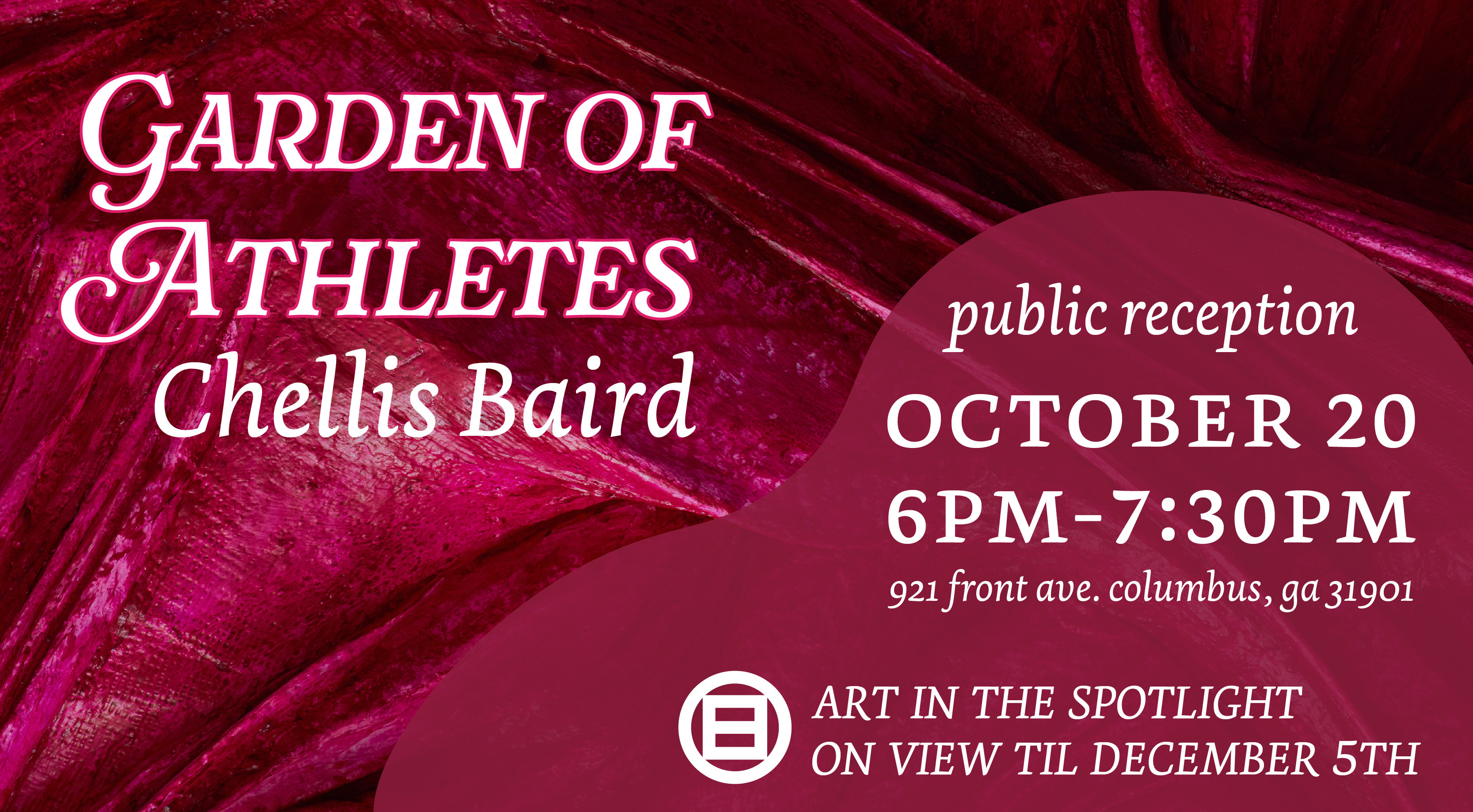 Public Reception: Chellis Baird | Garden of Athletes