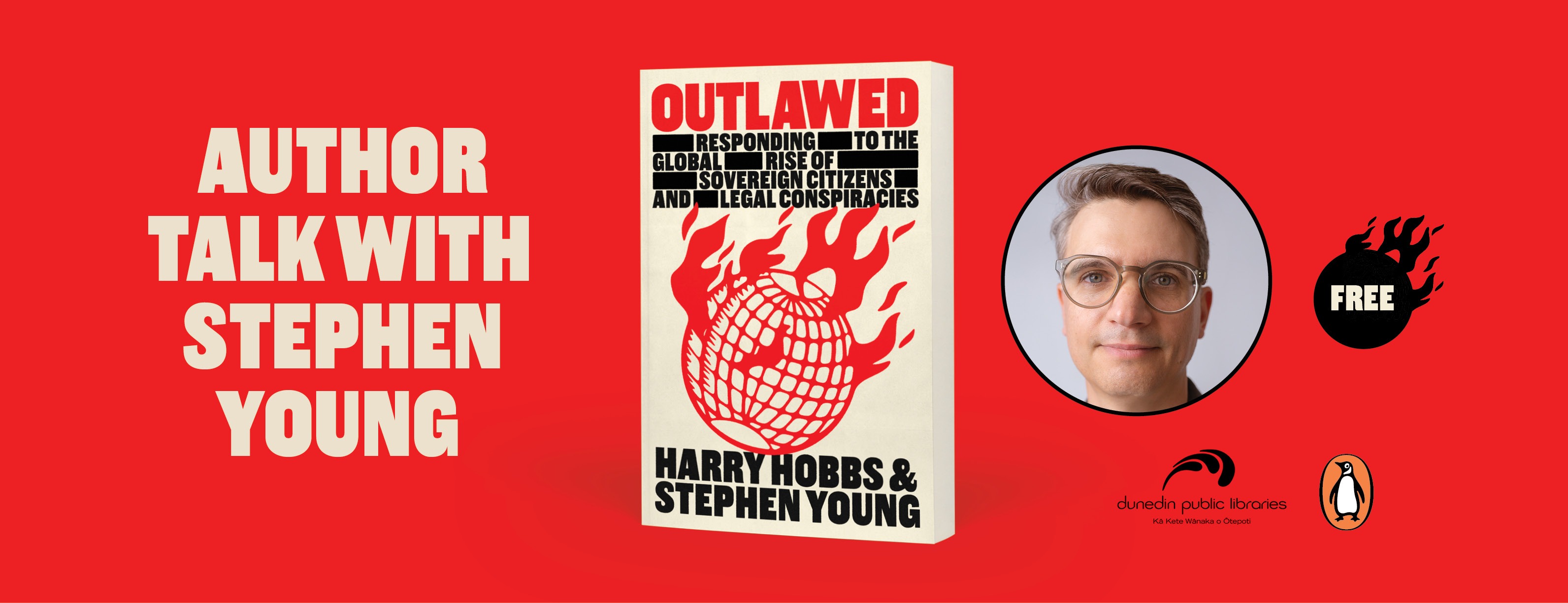 Author Talk with Stephen Young @ City Library at Dunedin City Library