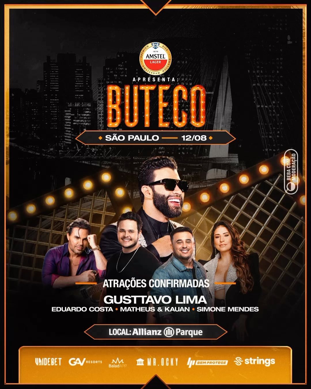 Gusttavo Lima no Buteco São Paulo 2023 São Paulo, SP Gusttavo Lima no Buteco São Paulo 2023 São Paulo, SP