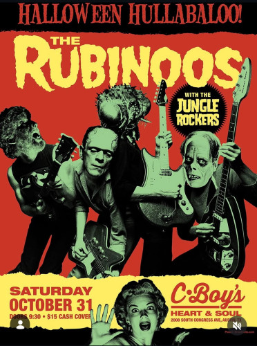 THE JUNGLE ROCKERS @10PM, RUBINOOS @11:45PM