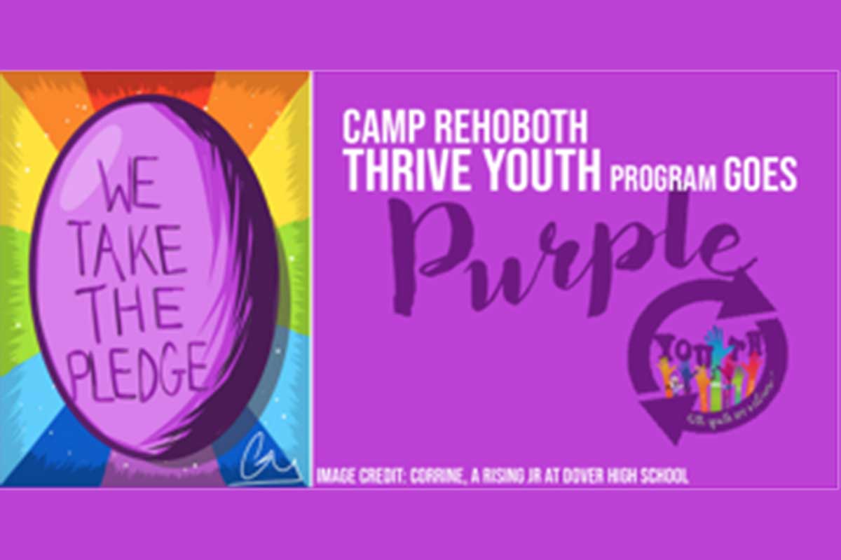 Thrive Youth Program Goes Purple